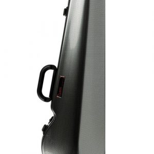 HIGHTECH CONTOURED VIOLIN CASE - SILVER CARBON LOOK