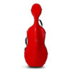 JML Carbon Fiber I Color CL 5 Crimson Red Cello Case