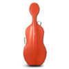 JML Carbon Fiber CL 6 Tigerlily Orange Cello Case