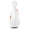 JML Carbon Fiber CL 6 Peal White Cello Case